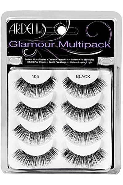 Ardell Glamour Multipack 4 Pair Lashes,105 Black