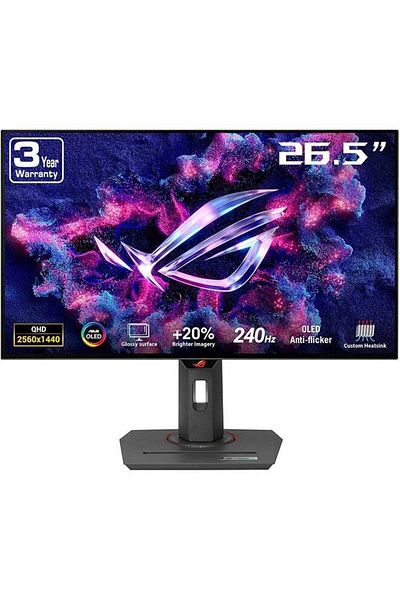 ASUS ROG Strix OLED XG27AQDMG Gaming Monitor, 27" QHD WOLED Display, 240Hz Refresh Rate, 0.03ms (GtG