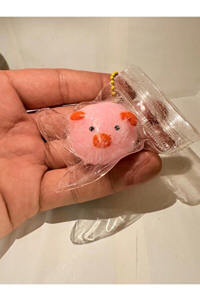 QUEVİLİY Anahtarlık Çanta Süsü Squishy Yumuşak Hayvan Figürlü Sukuşi