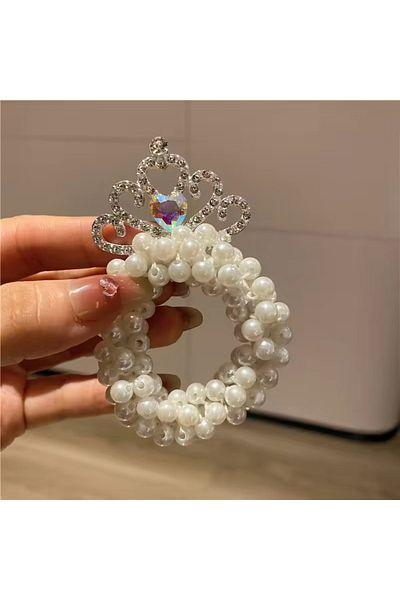 synshop Balerina Coreeană Lolita Stil Perle Perle Printesa Coc Coroana Aniversare Aniversare