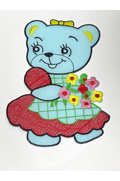 karantuhafiye تطريز بطانية أطفال / تطريز للأطفال والرضع / زهور كبيرة الحجم