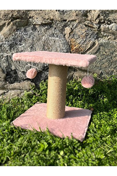 ROYKA Cat Scratching Square 34 cm Soft Fabric with Table