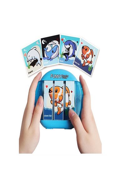 rexa Animal Rotating Puzzle – Educational Spin & Match Toy for Kids
