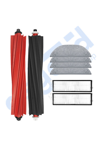 Asgard Grup Compatibil cu ROBOROCK S8 MaxV Ultra 1 perie principală 2 filtre 4 mopuri