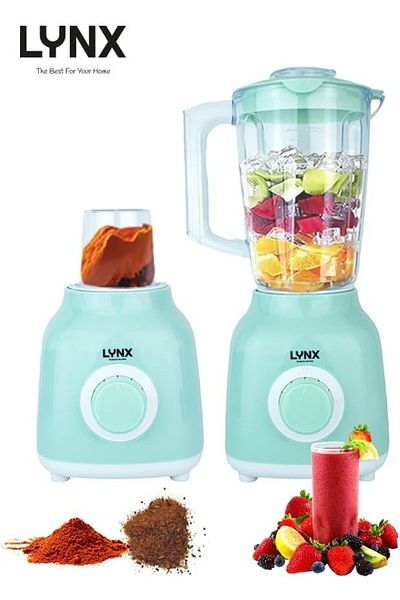 LYNX Effortless Mixing Pitcher with Pro Blend Motor, 400W, 1.6L Capacity from Lynx LN-BL-4128, Green