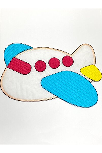 karantuhafiye تطريز بطانية اطفال / تطريز اطفال ورضع / مقاس كبير / طائرة