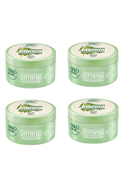ARKO Nem, Değerli Yağlar Serisi, Zeytinyağlı Nemlendirici Krem - 250 ml x 4 Adet