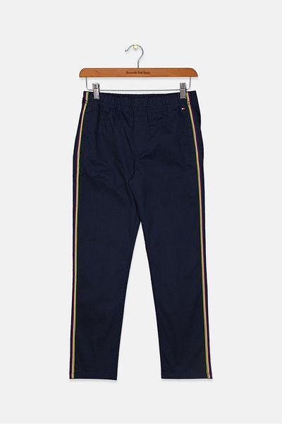 Tommy Hilfiger Kids Boy Four Pocket Tapered Pants, Navy