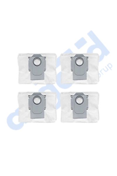 Asgard Grup Roborock S7 (Plus- Maxv-Maxv Ultra- Pro Ultra) Compatible-S8 4 Dust Bags
