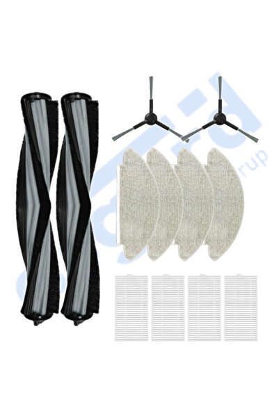 Asgard Grup VİOMİ V5 – V5 PRO – ALPHA 2 PRO متوافق مع 2 فرشاة رئيسية 2 فرشاة جانبية 4 فلاتر 4 ممسحة