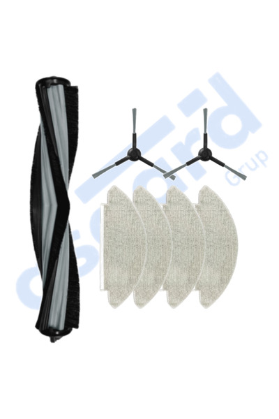 Asgard Grup VİOMİ V5 – V5 PRO – ALPHA 2 PRO Compatibil 1 perie principală 2 perii laterale 4 mopuri