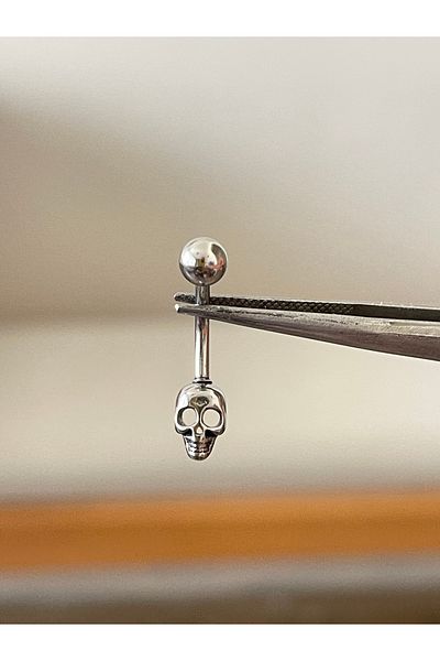 Rupen Kraft 316 L Surgical Steel Skull Model Belly Piercing