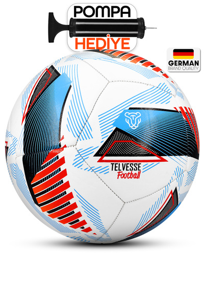 Ozsport Futbol Topu 2025 Neon League Ball Pompalı Set Dayanıklı Sert Zemin Ha...