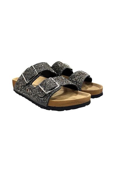 Pierre Cardin Anatomical Sole Lightweight Stone Embroidered Slippers