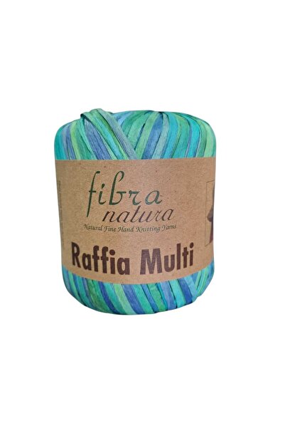 Himalaya Fibra Natura Himalaya Raffia Multi - Rafya Şapka Çanta Kağıt İp 117-05