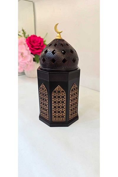D&H Damanhoor Elegant Incense Bakhoor Burner Set With Storage Bowl & Magnetic Cover