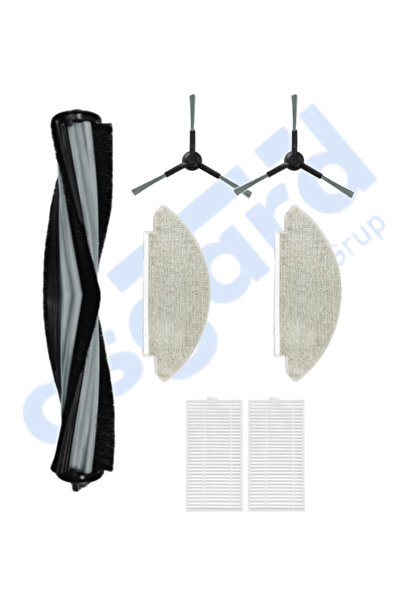 Asgard Grup VİOMİ V5 – V5 PRO – ALPHA 2 PRO Compatibil 1 perie principală 2 perii laterale 2 filtre 2 mopuri