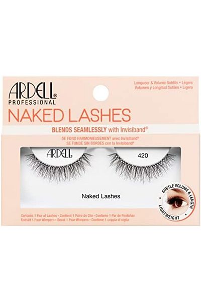 Ardell Professional Naked Lashes Blends Seamlessly With Invisiband, Natural Looking Lashes, For Leng
