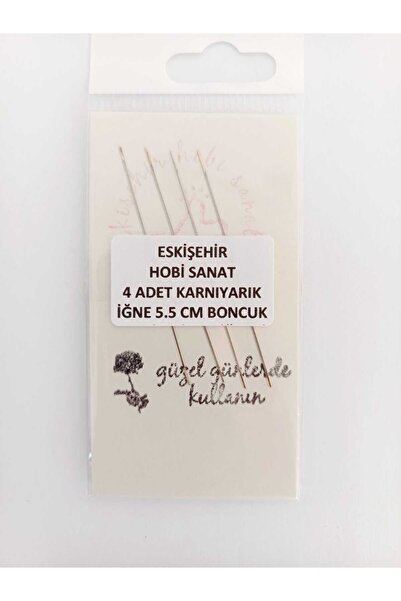 Eskişehir hobi sanat 5,5 cm 4 buc. Ac de mărgele Ac de cusut Mărgele Miyuki A...