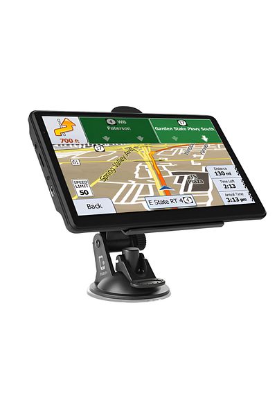 FAMIFY 7 inch Portable GPS Navigation System, 8GB, 256MB RAM, 1200mAh, Europe Maps + Free Updates, Black