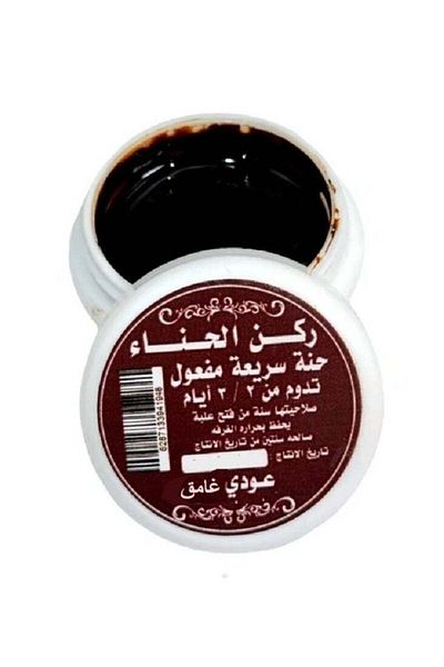 Generic حناء الأصابع سريعة المفعول برائحة العود الداكن