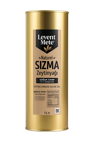 Soğuk Sıkım Sızma Zeytinyağı Teneke Kutu 1 Lt