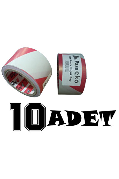PASS EMNİYET UYARI İKAZ ŞERİT BANDI KÜÇÜK BOY EKSTRA KALIN (10 ADET)