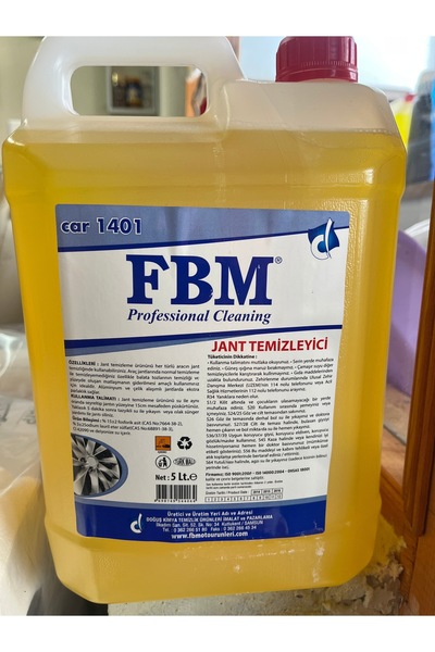 Konsantre Jel Jant Temizleyici Su Ile Çoğaltılır 5kg