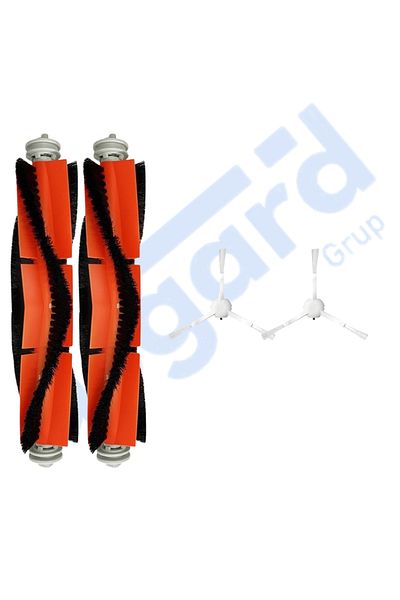 Asgard Grup Dreame L10 S ULTRA، L10 ULTRA، L10 PRIME متوافق مع 2 فرشاة رئيسية و2 فرشاة جانبية