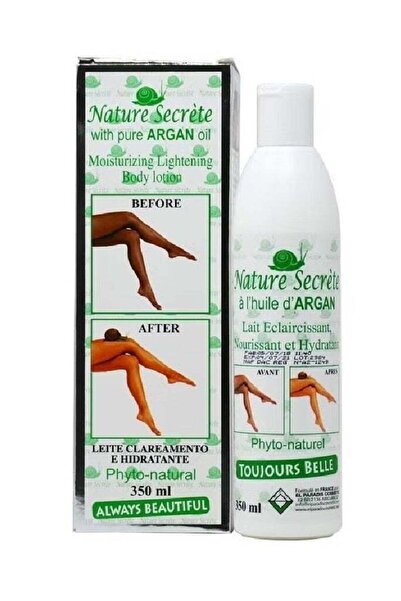 Generic لوشن ترطيب وتفتيح الجسم من نيتشر سيكريت بزيت الأرغان النقي - 350 مل
