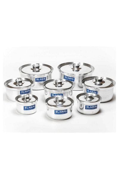 Generic Al Amal 8-Piece Aluminum Cookware Set