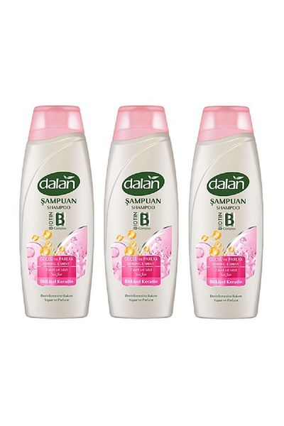 Dalan Shampoo Strong and Shiny 450 ml X 3 Pieces