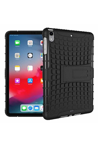 Smart Tech Apple iPad Pro 11 2018 Uyumlu Standlı Tank Tablet Kılıfı Özel Zırh