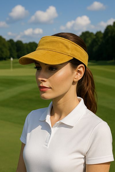 LAGRANZE Women's Vintage Look Visor Hat