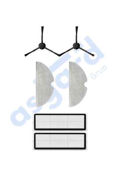 Asgard Grup Dreame F9 - Z10 Pro Compatible 2 Side Brushes 2 Filters 2 Mops