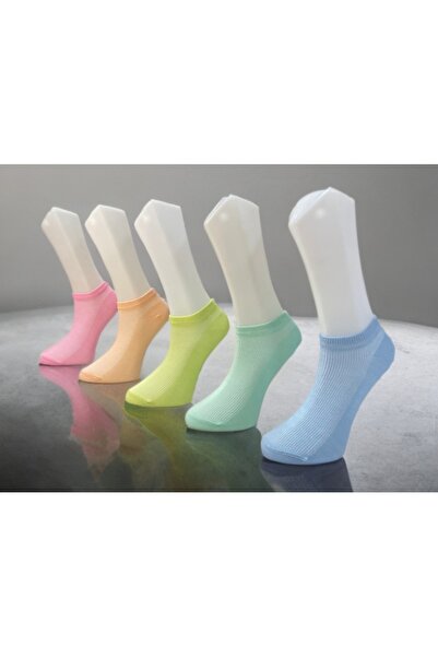 LAV SOCKS مجموعة من 5 جوارب نسائية ملونة