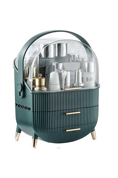 TECOS Portable Organizer For Cosmetics, Jewelry And Makeup Products,