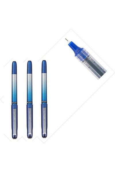 UNİ-BALL Uniball Eye Needle (0.5) Needle Tip Pen Triple Blue