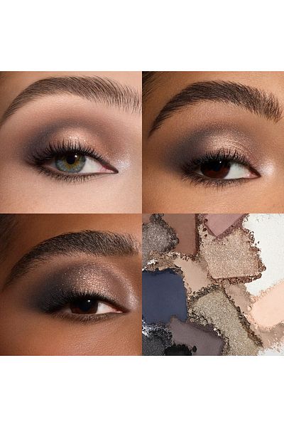 MAKEUP BY MARIO Ethereal Eyes Eyeshadow Palette Moonlight – 12 Luxe Neutrals & Shimmer Finishes