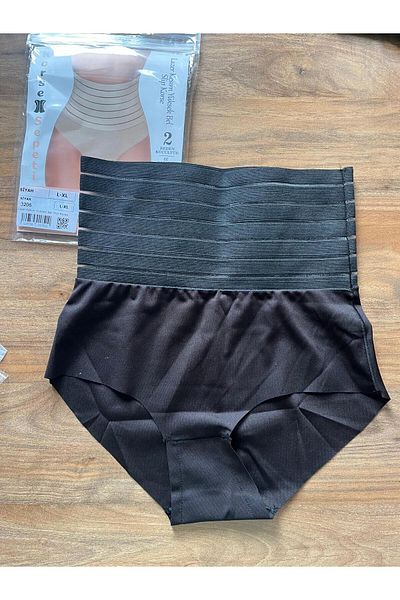 hakkoymaz Abdomen and Belly Firming Laser Cut Recovery High Waist Slip Panties Corset Shrinks 2 Sizes