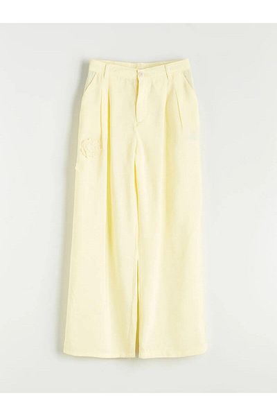 LC Waikiki Lcw Kids Wideleg Floral Girl's Pants (S5)
