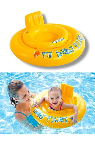 SAZE Yellow Baby Float 70 cm 6-12 Months Ibf56585 Load Capacity: 11 kg