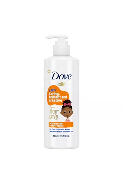 Dove Kids Hair Love Nourishing Pump Conditioner For Coils, Curls And Waves - 518ml
