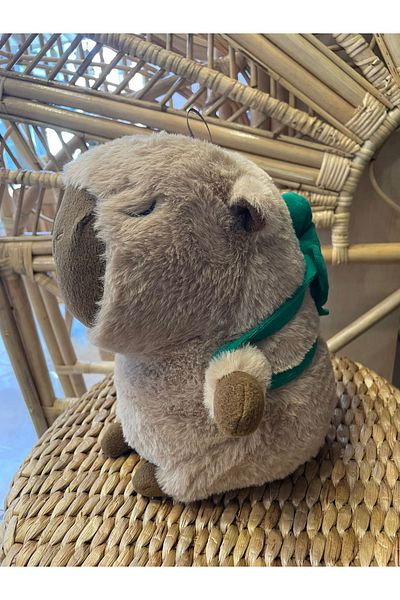 MFM STORE Capybara Plush Toy with Backpack 18cm Soft Pillow Plush Toy