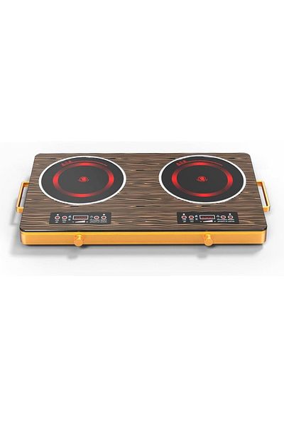 Silver Crest Double Burner Infrared Cooker 3500W – Dual Electric Ceramic Stove with LED
