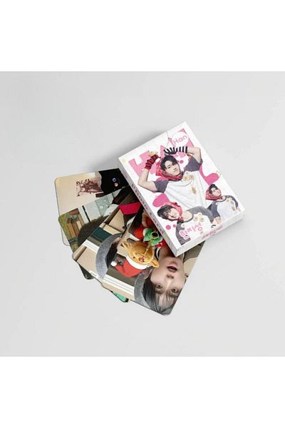 Kpop Dünyasi Stray Kids'' Han'' Double-Sided Printed Hologram/Lomo Card Set