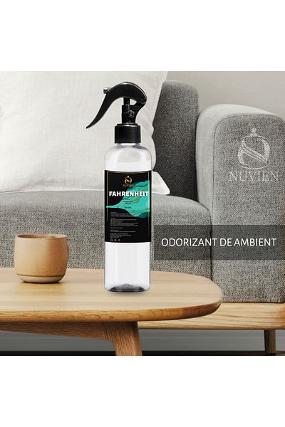 Nuvien 3-in-1 car, fabric and room air freshener, luxury scent inspired by Fahrenheit, 200ml