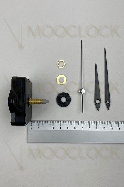 MOOCLOCK Mașină de ceas, mecanism de ceas de perete silențios, arbore de 22 mm, scurt Scorpion-Windmill-Seconds-(cu curea)