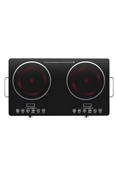 Silver Crest Double Infrared Cooker 3500W – Portable Dual Burner Electric Stove