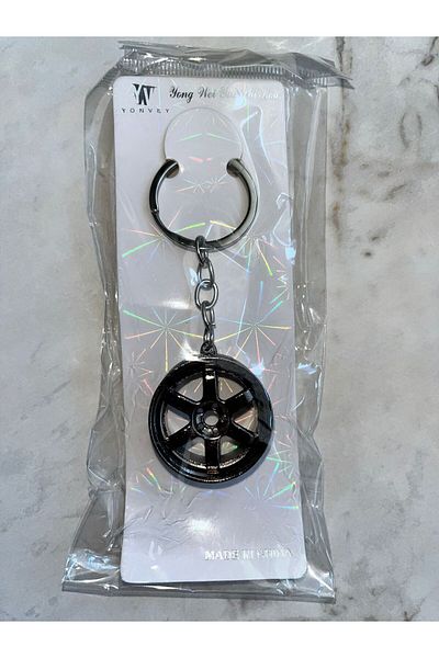 BURUCRAFT Rim Keychain (Metal Rim Design Keychain)